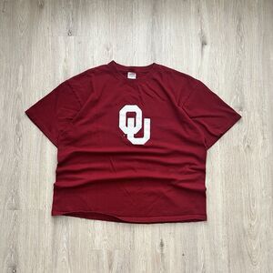 Vintage 90s OU Sooners T-Shirt Soffe Oklahoma Size XL Y2K Made in USA